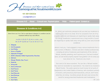 Tablet Screenshot of homeopathictreatment4u.com